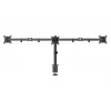 Gembird MA-D3-01 verstellbarer Tischhalter für 3 Monitore, 17–27 Zoll, bis 7 kg