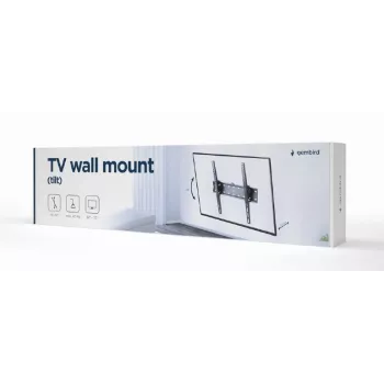 TV-Halterung Gembird WM-55T-02 für 32–55 Zoll Bildschirme, neigbar -12° bis 12°, VESA 200x200–400x400, 40 kg, schwarz