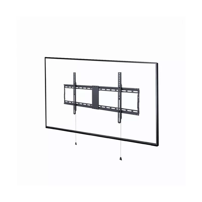 TV-Wandhalterung Gembird WM-90F-01 für Bildschirme von 43 Zoll bis 90 Zoll, max. VESA 800x400, 70 kg Tragfähigkeit, schwarz