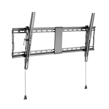 TV-Wandhalterung Gembird WM-90T-01 für Bildschirme von 43–90 Zoll, VESA 200x200–800x400, Neigung -12°–3°, 70 kg Tragkraft, schwarz