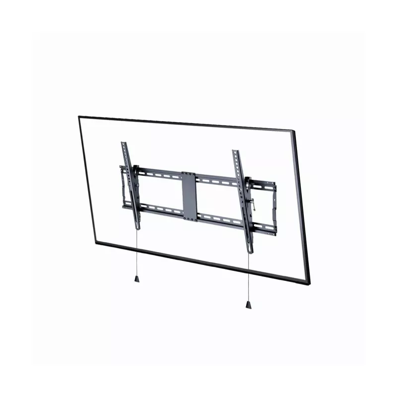 TV-Wandhalterung Gembird WM-90T-01 für Bildschirme von 43–90 Zoll, VESA 200x200–800x400, Neigung -12°–3°, 70 kg Tragkraft, schwarz
