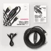 Axagon ADR-215B USB 2.0 A-M -> B-M aktives Verbindungs-/Repeaterkabel 15 m