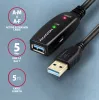Axagon ADR-305 USB 3.2 Gen 1 A-M -> A-F aktives Verlängerungs-/Repeaterkabel 5 m