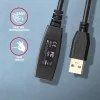 Axagon ADR-310 USB 3.2 Gen 1 A-M -> A-F aktives Verlängerungs-/Repeaterkabel 10m