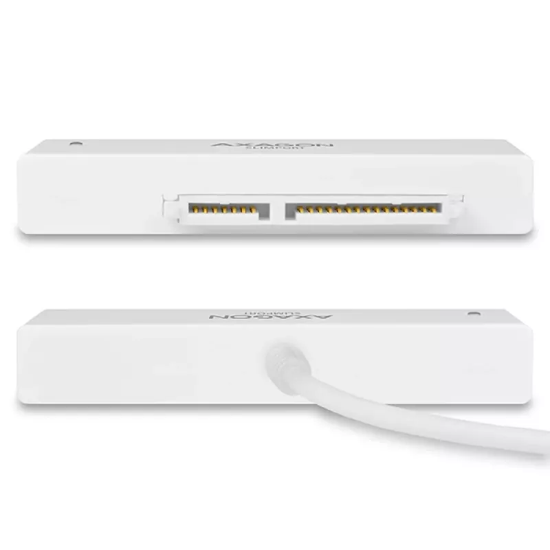 Axagon ADSA-1S USB 2.0 - 2.5 Zoll HDD SATA, HDD/SSD-Gehäuse, 2.5 Zoll, Serial ATA, Serial ATA II, Serial ATA III, 0.48 Gbit/s, USB-Anschluss, Weiß