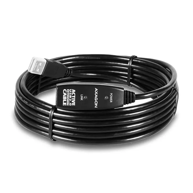 Axagon ADR-205 USB 2.0 A-M -> A-F aktives Verlängerungs-/Repeaterkabel 5m