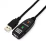 Axagon ADR-210 USB 2.0 A-M -> A-F aktives Verlängerungs-/Repeaterkabel 10 m