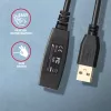 Axagon ADR-220 USB 2.0 A-M -> A-F aktives Verlängerungs-/Repeaterkabel 20 m