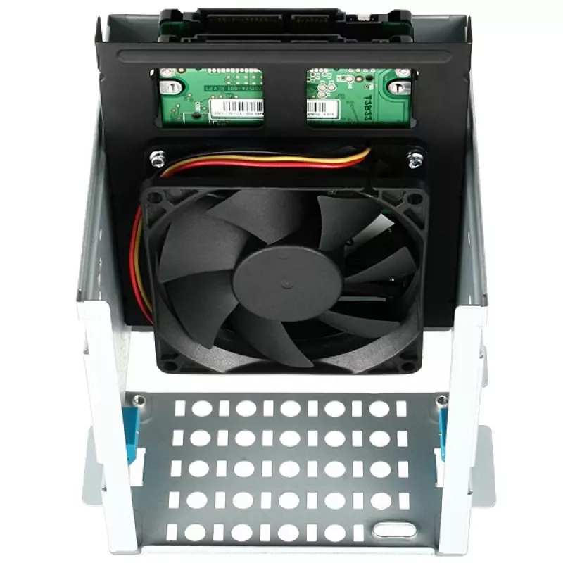 Axagon RHD-225 METAL Halterung für 2x 2,5 Zoll HDD/SSD in 3,5 Zoll Einbauschacht, Lüfterhalterung