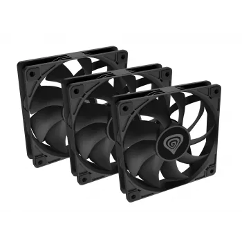 GENESIS Oxal 120 Computer case Fan 12 cm Schwarz 3 Stk.
