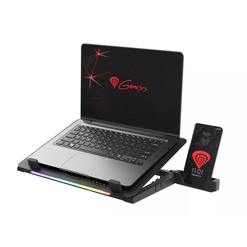 GENESIS Oxid 450 Laptop-Kühler 39,6 cm (15,6 Zoll) 2400 U/min Schwarz