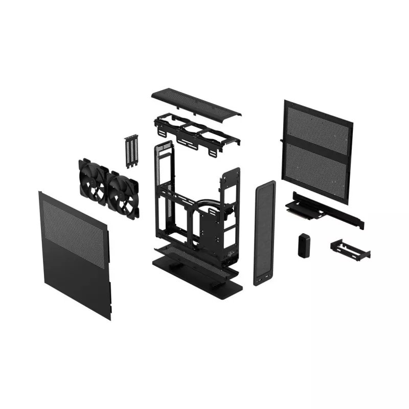 Computer-Gehäuse Fractal Design Ridge Small Form Factor Schwarz