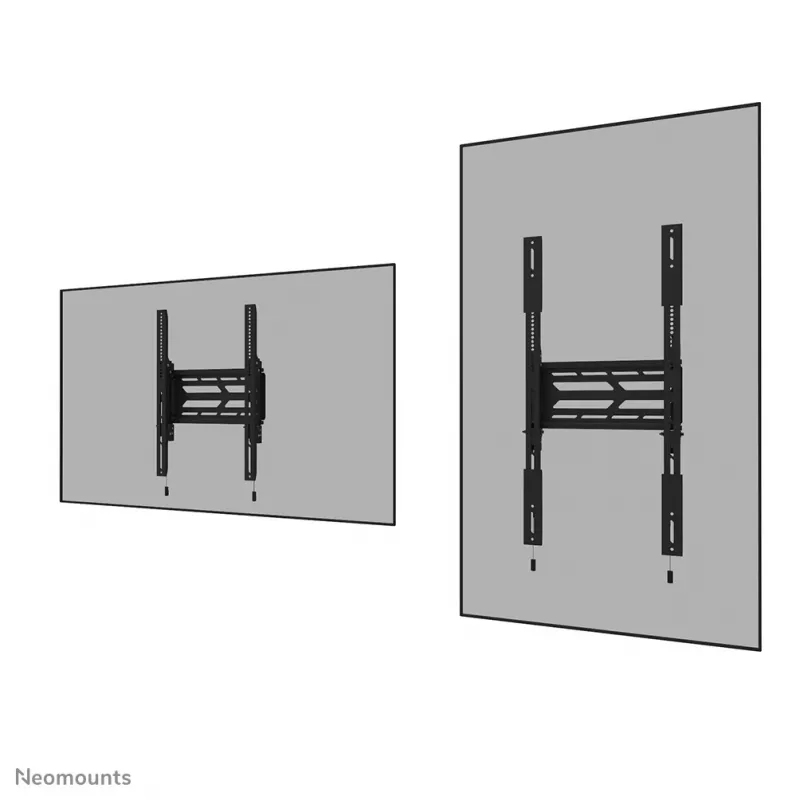 Neomounts WL30S-950BL19 Schwerlast-Wandhalterung 55-115 Zoll - fest - abschließbar - Quer- und Hochformat