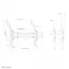 Neomounts WL35S-950BL19 Schwerlast-Wandhalterung 55-115 Zoll - neigbar - abschließbar - Hoch- und Querformat