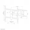 Neomounts WL40S-950BL18 Schwerlast-Wandhalterung 55-110 Zoll - voll beweglich