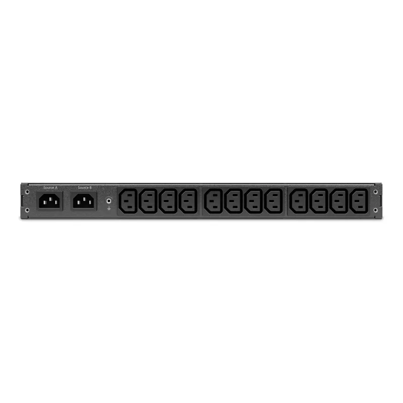 APC Netshelter Rack Automatische Umschalteinheit, 1U, 10A, 230V, C14 IN, 12 C13 OUT, 50/60Hz