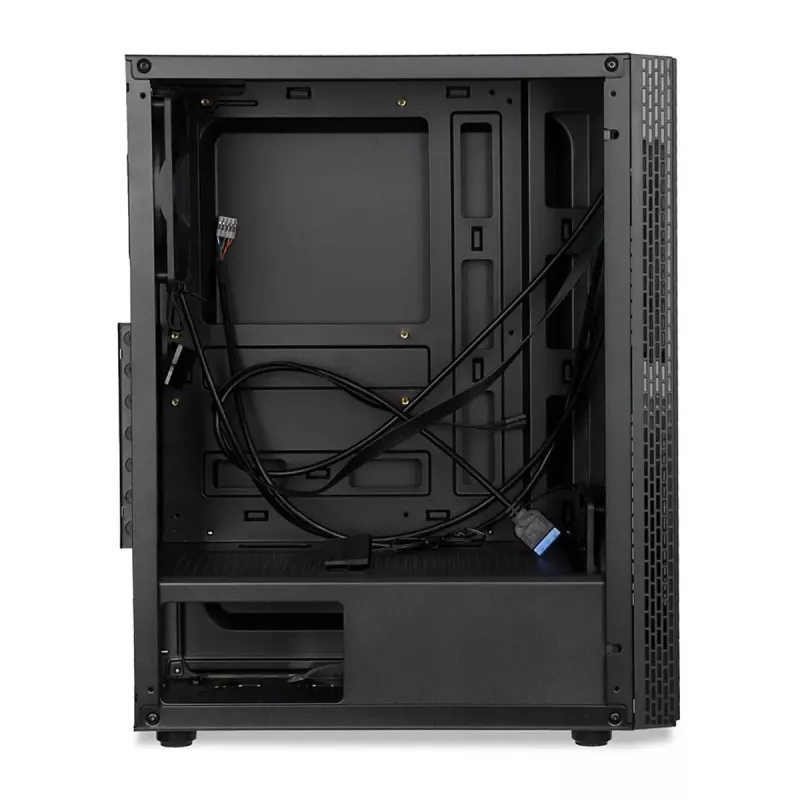 PC-Gehäuse IBOX ANTILA 39 Midi Tower — Schwarz, ATX/microATX, GPU bis 31 cm, CPU-Kühlerhöhe 150 mm