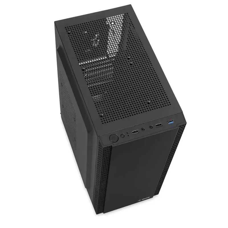 PC-Gehäuse IBOX ANTILA 39 Midi Tower — Schwarz, ATX/microATX, GPU bis 31 cm, CPU-Kühlerhöhe 150 mm