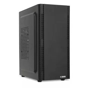 PC-Gehäuse IBOX ANTILA 39 Midi Tower — Schwarz, ATX/microATX, GPU bis 31 cm, CPU-Kühlerhöhe 150 mm
