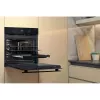 Einbau-Elektrobackofen WHIRLPOOL OMR58HU1B — 71 L, A+, hydrolytische Selbstreinigung, Umluft, Grill, Teleskopauszug