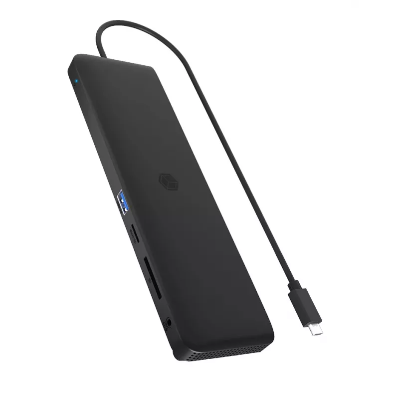 ICY BOX 11-in-1 Mobile DockingStation mit Triple-Video-Ausgang