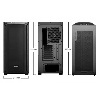 PC-Gehäuse be quiet! Shadow Base 800 Midi Tower Schwarz