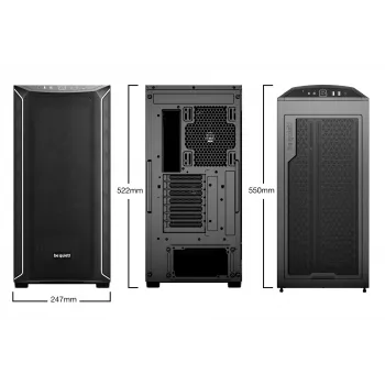 PC-Gehäuse be quiet! Shadow Base 800 DX Midi Tower Schwarz