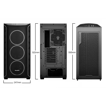PC-Gehäuse be quiet! Shadow Base 800 FX Midi Tower Schwarz