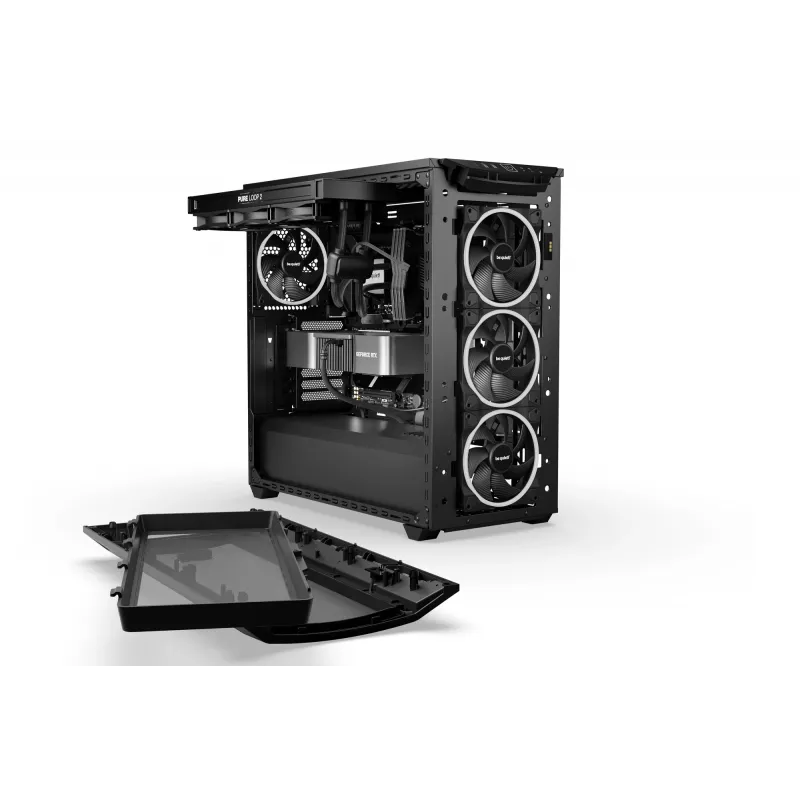 PC-Gehäuse be quiet! Shadow Base 800 FX Midi Tower Schwarz