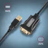 Axagon ADS-1PQN USB-A 2.0 - Seriell RS-232 DB9-M FTDI-Adapterkabel