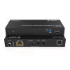 DIGITUS HDBaseT KVM Extender Set - 150m 4K/60Hz USB 1.1 PoC IR schwarz
