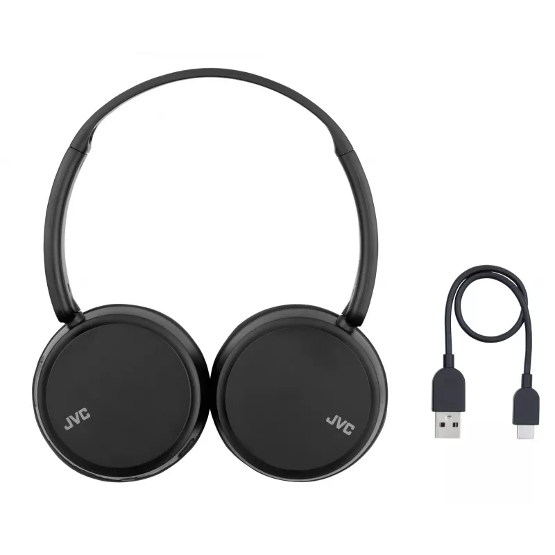 JVC Deep Bass Bluetooth On-Ear Schwarz, Kabellos, Anrufe/Musik, 20 - 20000 Hz, 157 g, Headset, Schwarz