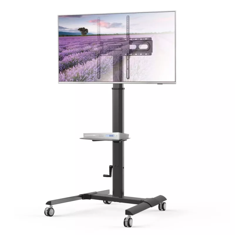 Techly ICA-TR228 multimedia cart/stand Schwarz Flat panel