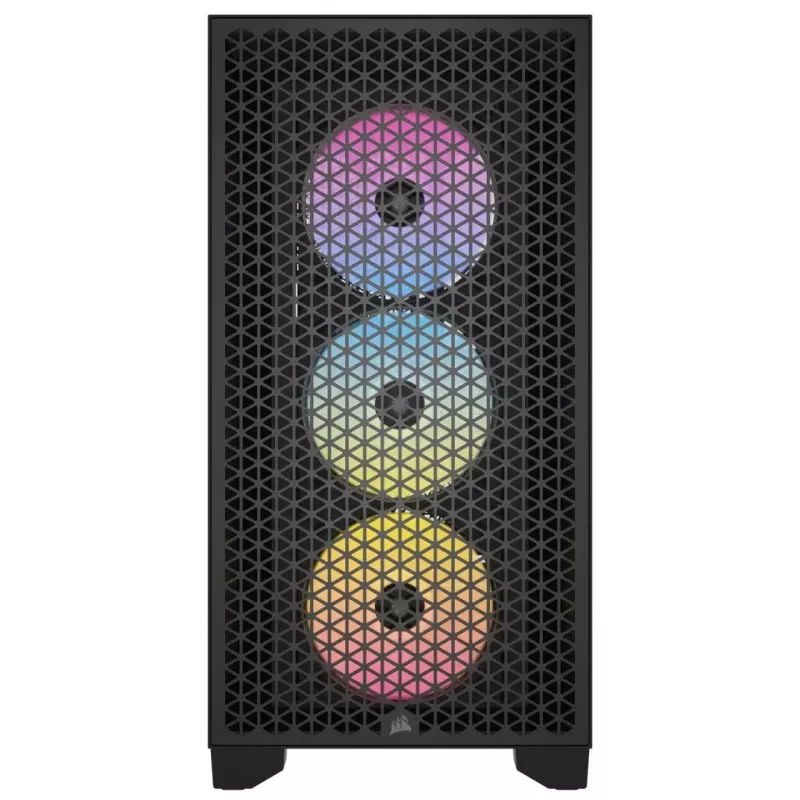 CORSAIR Mid-tower Pc Case - 3000d RGB Airflow - Schwarz