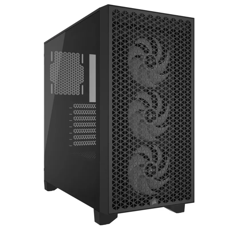 CORSAIR Mid-tower Pc Case - 3000d RGB Airflow - Schwarz
