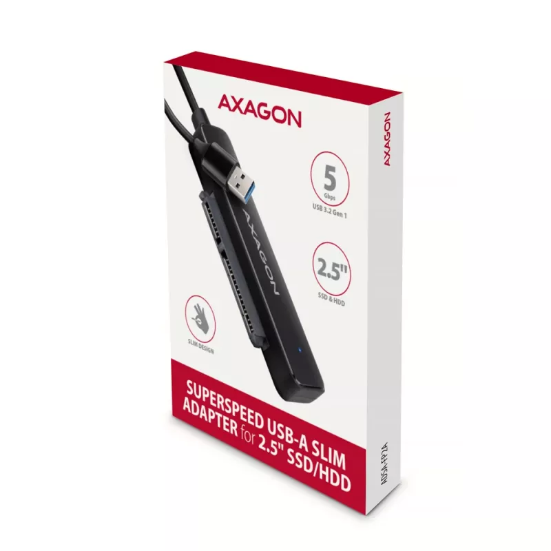 Axagon ADSA-FP2A Schnittstellenkarte USB 3.2 Gen 1 SATA Stecker Schwarz