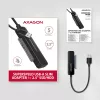 Axagon ADSA-FP2A Schnittstellenkarte USB 3.2 Gen 1 SATA Stecker Schwarz