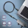 Axagon BUCM32-CF05AB SPEED+ USB-C USB 20Gbps Verlängerungskabel 0,5 m