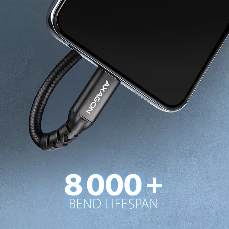 Axagon BUCM32-CF05AB SPEED+ USB-C USB 20Gbps Verlängerungskabel 0,5 m