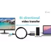i-tec USB-C DisplayPort Bi-Direktional Kabeladapter 8K/30Hz 150 cm