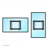 Neomounts WL95-800BL1 Videowall-Wandhalterung 42-70 Zoll - Pop-out - max. 35 kg