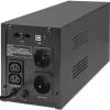 Unterbrechungsfreie Stromversorgung QOLTEC 53770, Line-Interactive USV 1,5 kVA (900 W), 2 C13-Ausgänge, AVR, LCD, USB Typ-B
