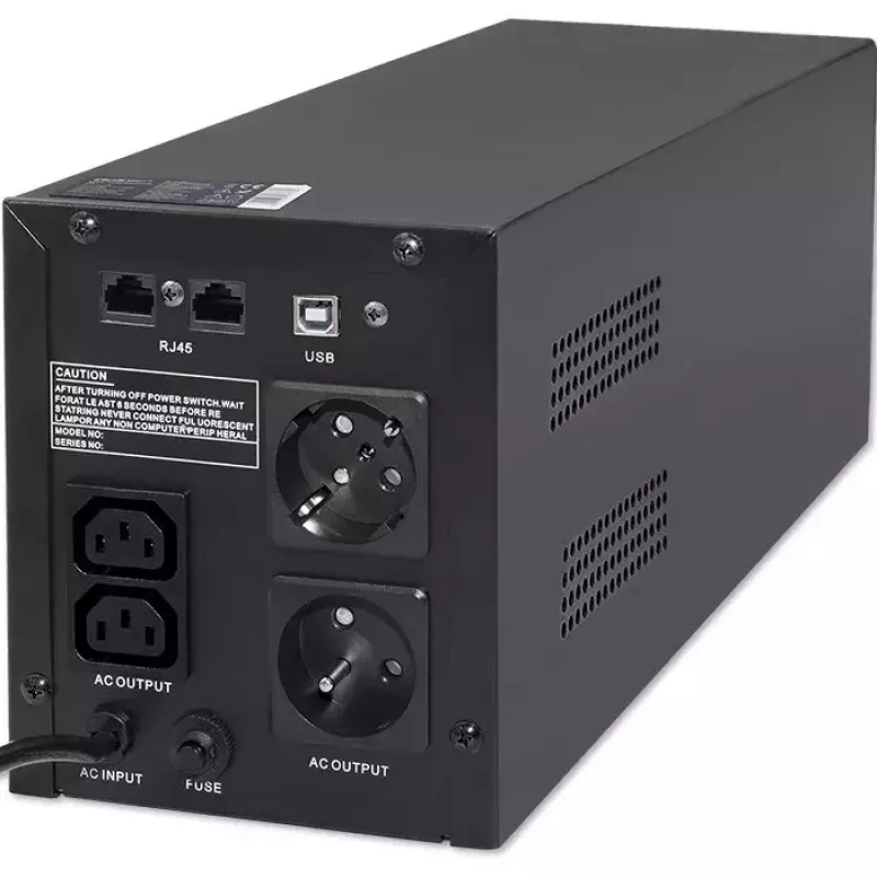 Qoltec 53777 USV Line-Interactive 2 kVA 1200 W 4 AC-Steckdosen