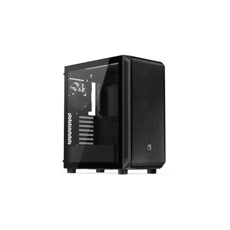 PC-Gehäuse ENDORFY Arx 500 ARGB ATX Schwarz — gehärtetes Glas, ARGB, ATX, max. GPU 350 mm, CPU-Kühler Höhe 179 mm, 7 Erweiterungsslots