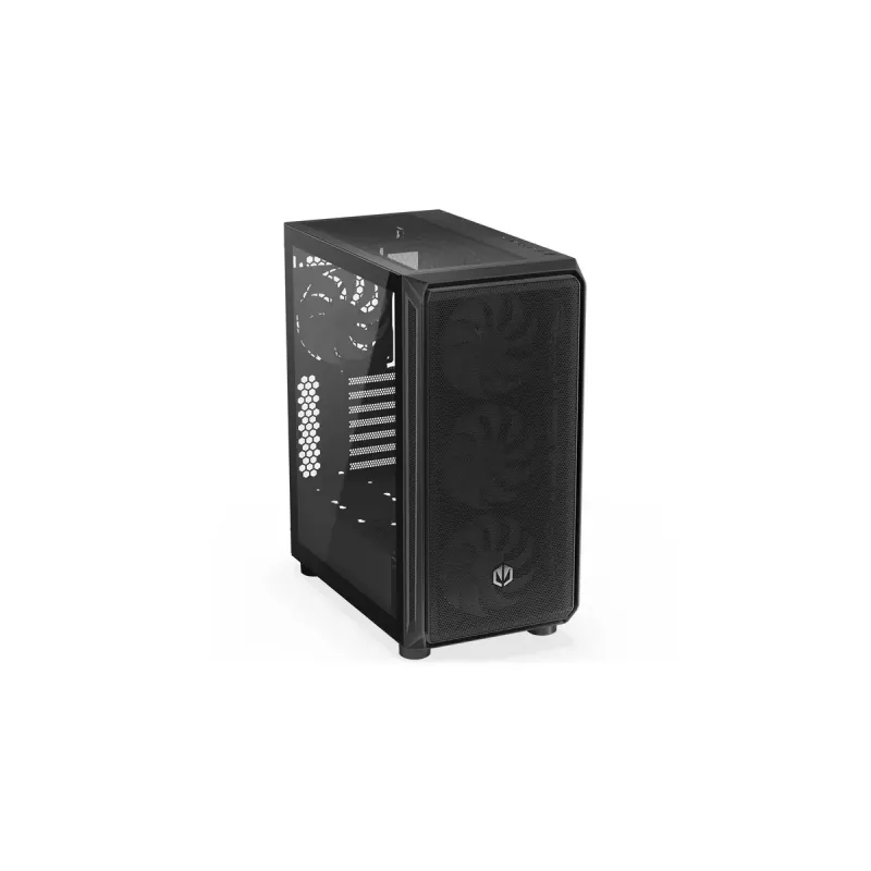 PC-Gehäuse ENDORFY Arx 500 ARGB ATX Schwarz — gehärtetes Glas, ARGB, ATX, max. GPU 350 mm, CPU-Kühler Höhe 179 mm, 7 Erweiterungsslots