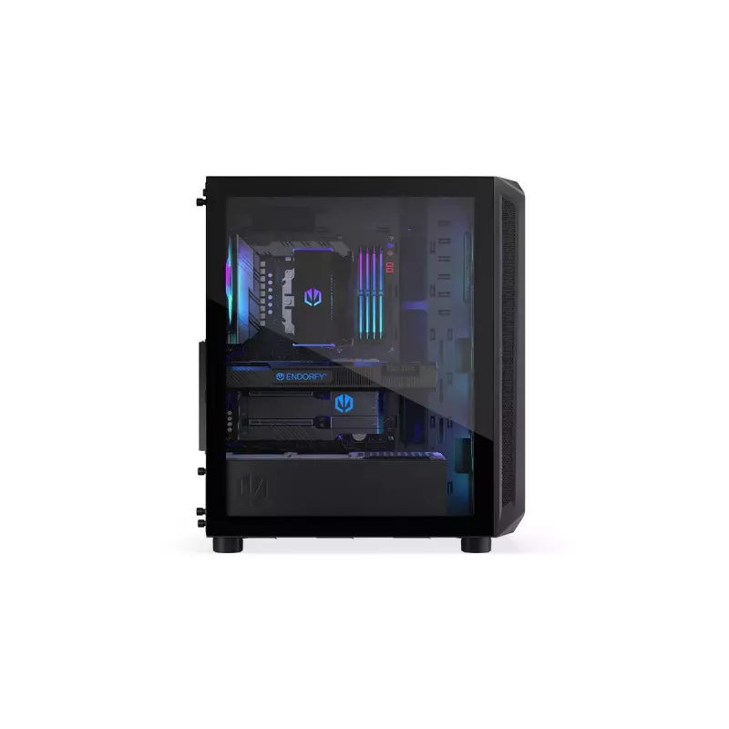 PC-Gehäuse ENDORFY Arx 500 ARGB ATX Schwarz — gehärtetes Glas, ARGB, ATX, max. GPU 350 mm, CPU-Kühler Höhe 179 mm, 7 Erweiterungsslots