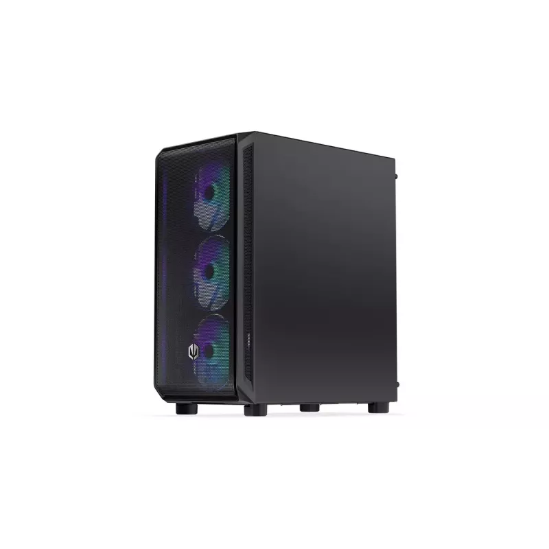 PC-Gehäuse ENDORFY Arx 500 ARGB ATX Schwarz — gehärtetes Glas, ARGB, ATX, max. GPU 350 mm, CPU-Kühler Höhe 179 mm, 7 Erweiterungsslots