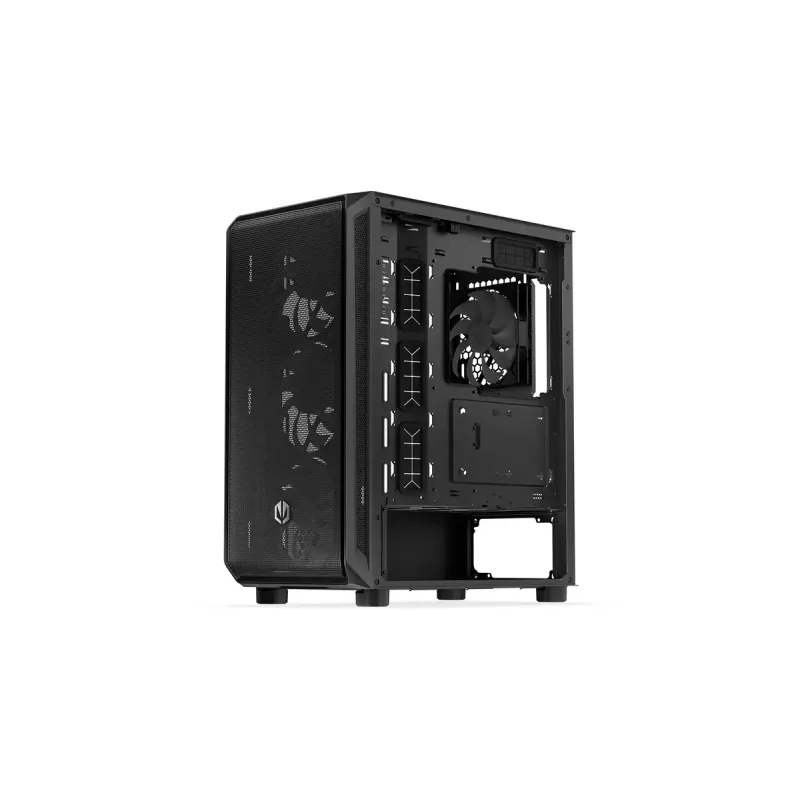 PC-Gehäuse ENDORFY Arx 500 ARGB ATX Schwarz — gehärtetes Glas, ARGB, ATX, max. GPU 350 mm, CPU-Kühler Höhe 179 mm, 7 Erweiterungsslots