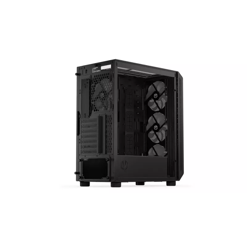 PC-Gehäuse ENDORFY Arx 500 ARGB ATX Schwarz — gehärtetes Glas, ARGB, ATX, max. GPU 350 mm, CPU-Kühler Höhe 179 mm, 7 Erweiterungsslots