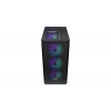 PC-Gehäuse ENDORFY Arx 500 ARGB ATX Schwarz — gehärtetes Glas, ARGB, ATX, max. GPU 350 mm, CPU-Kühler Höhe 179 mm, 7 Erweiterungsslots